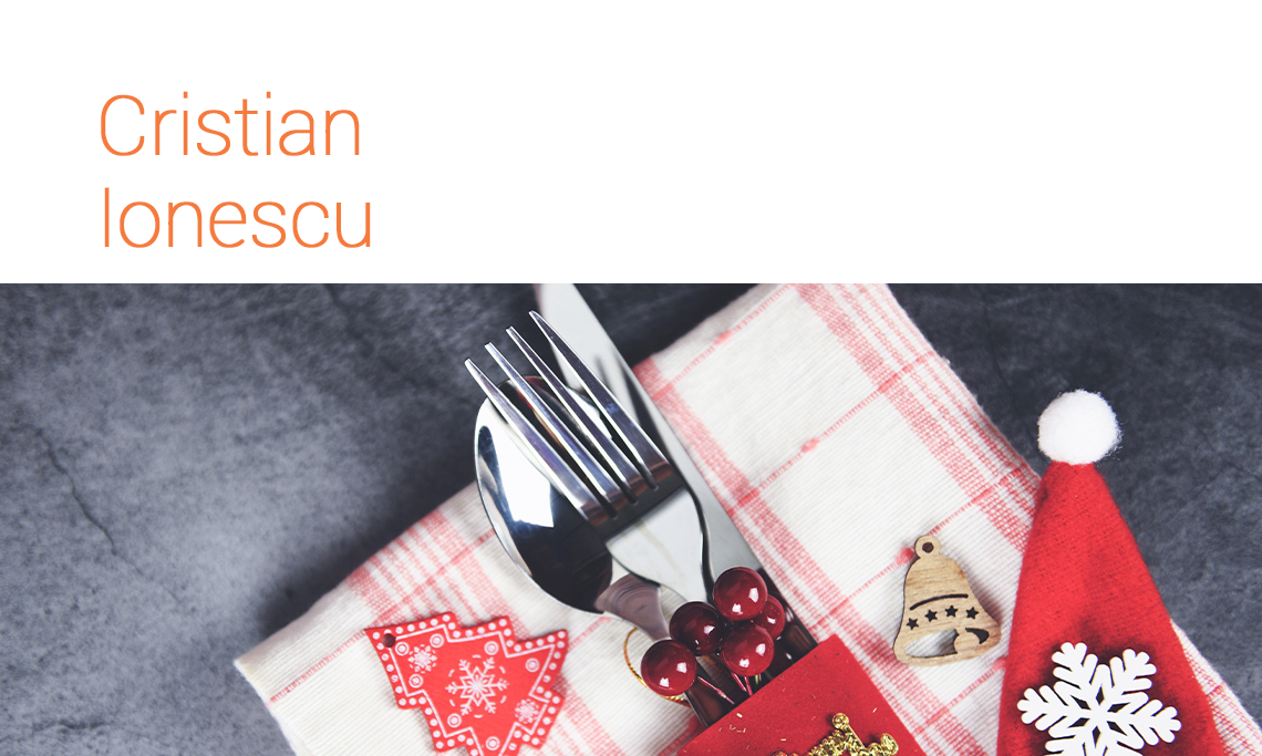 Sărbătorile  vin și pleacă, dar ... SĂNĂTATEA? - Cristian Ionescu, Expert în Nutriție și Educație Alimentară.